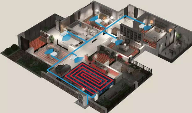 The difference between central air-conditioning The difference between central air-conditioning